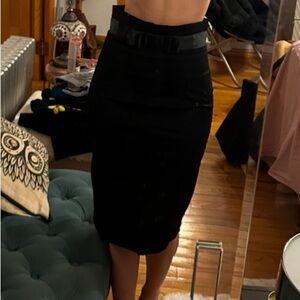 Miss Sixty NWOT black high waisted pencil skirt
